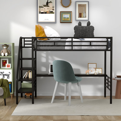 Leodore Kids Twin Loft Bed