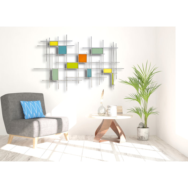 Naked Grids Handmade Metal Wall Decor