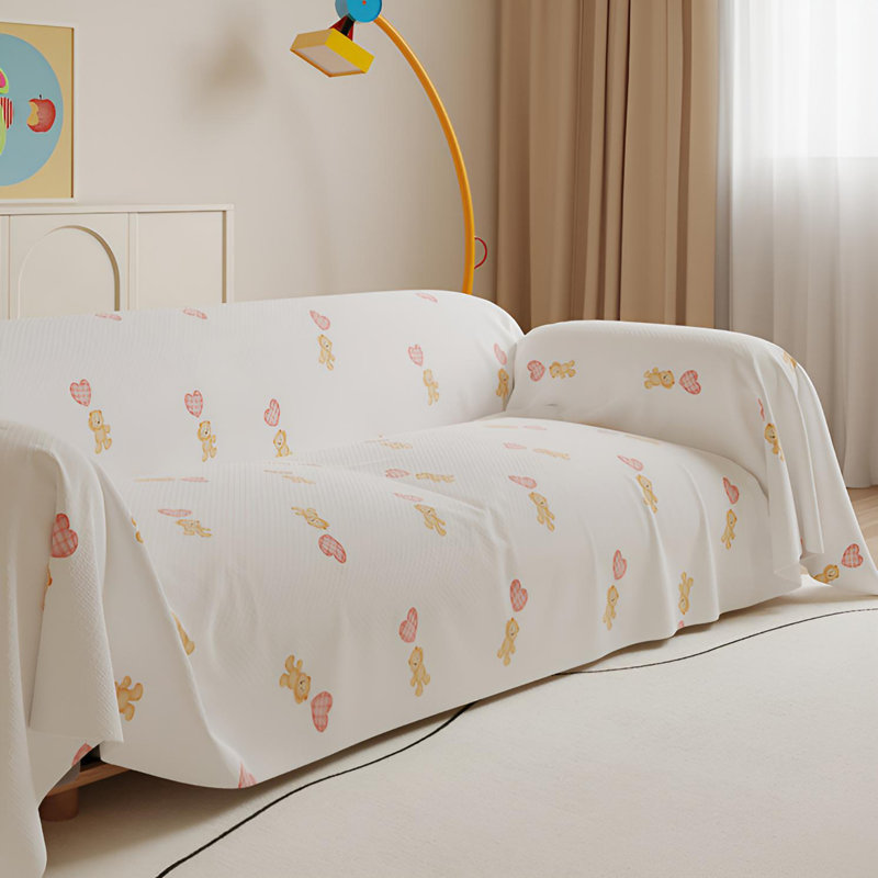 High End Four Season Universal Sofa Towel - Wrinkle Resistant, Dustproof, Anti Cat Scratch High-Density Woven Cover