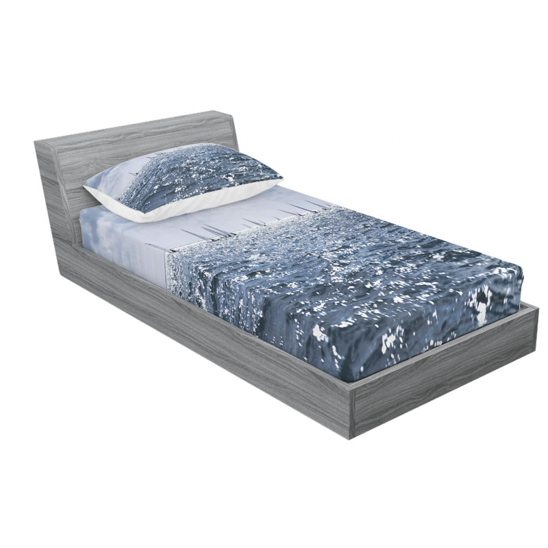 Microfiber Sheet Set, Twin XL Sheet Set with Fitted Sheet