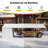 12X25 Ft Heavy Duty Carport with Shed-125455652