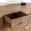 Armoire de rangement style français rétro style pin sculpté