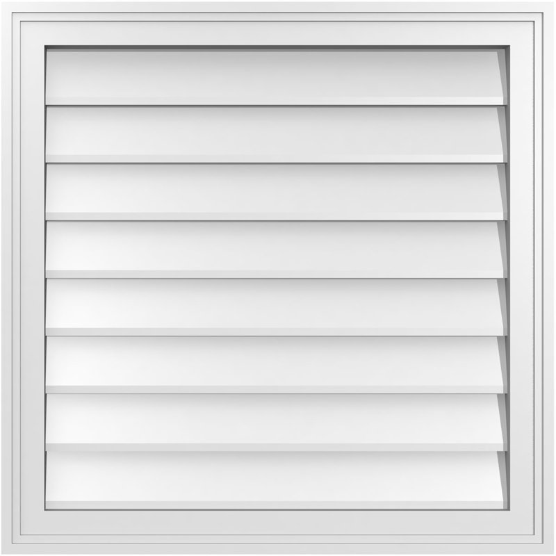 Cadre en brique, brun clair apprêté, H 26 po x l 26 po x P 1,5 po