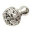 Juliane Grace medium knob full round with 13 Swarovski Clear Crystalsin Oil Rub Bronze-903501876