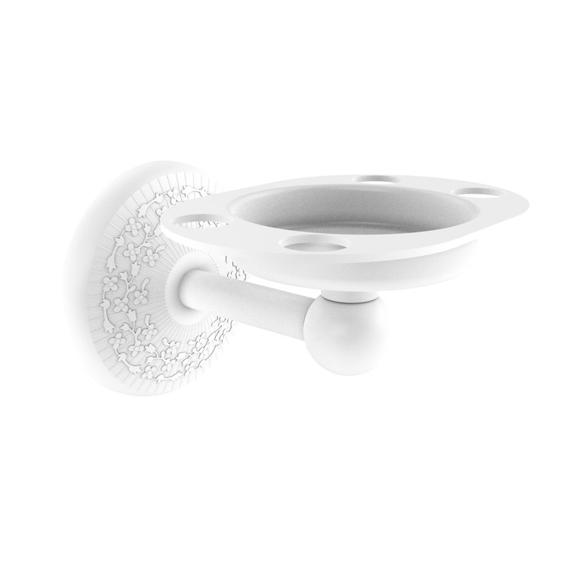 Porte-brosse à dents et gobelet Tilney, Blanc mat