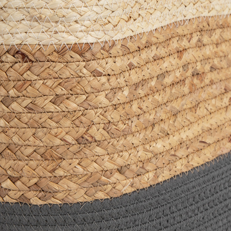 Rounded Woven Seagrass Storage Basket