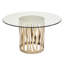 La Rachelle Round Glass Dining Table