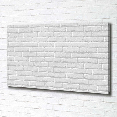 Brick Wall - Wrapped Canvas Print