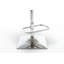 Portland Swivel Upholstered and Velvet Adjustable Height Bar Stool with Stainless Steel Frame-70078080