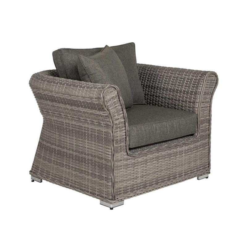 95cm Wide Straight Patio Sofa with Cushions