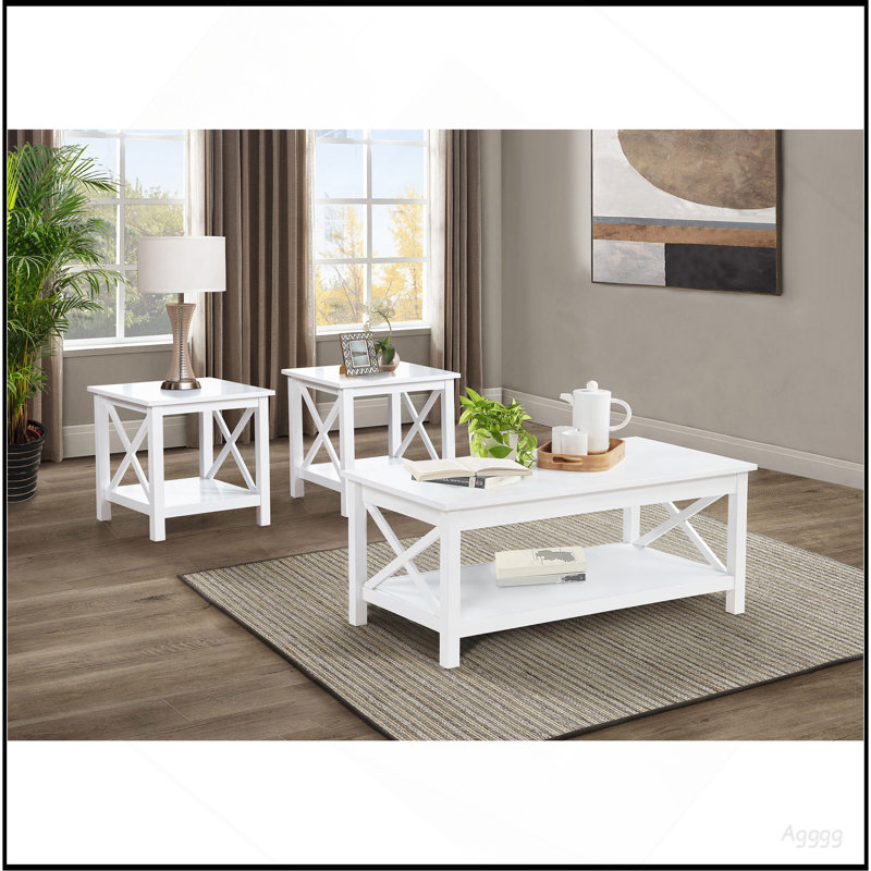 Ensemble de tables basses 3 pièces Slater
