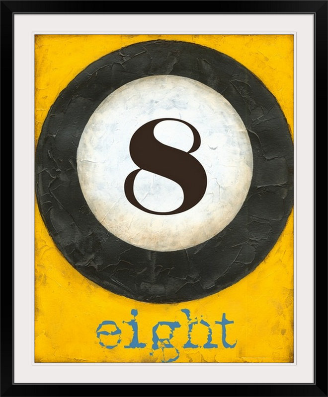 «Graphic Pool VIII» par Jennifer Goldberger - impression d'art graphique, H 38 po x l 32 po x P 1 po, Cadre noir