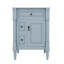 Meuble-lavabo avec lavabo intégré, armoire autoportante avec tiroir rabattable et tablette réglable-1530192130