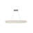 Chevron Linear Island Pendant - Brushed Nickel