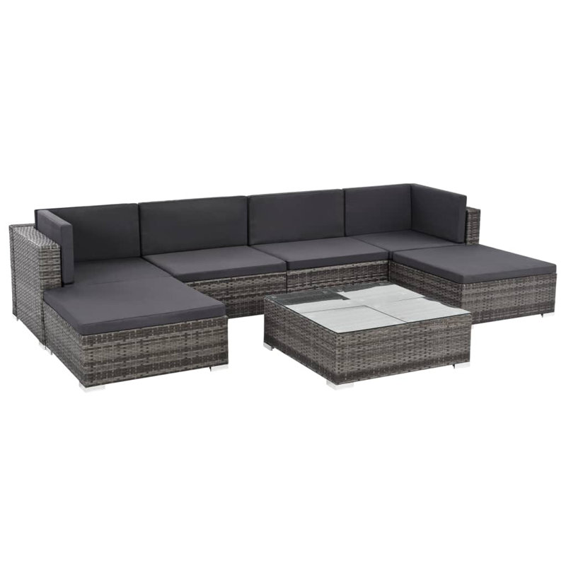 7 Piece Sectional with Cushions