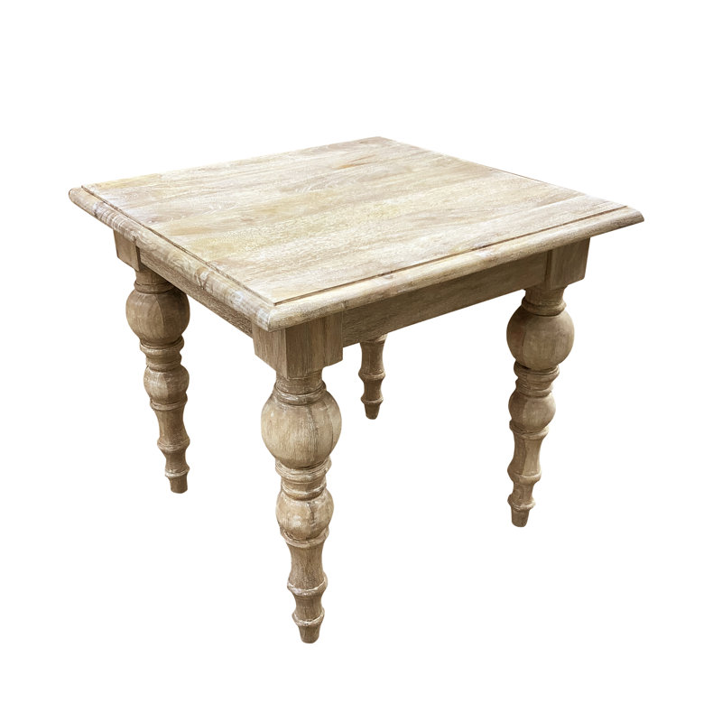 Higinio Solid Wood End Table