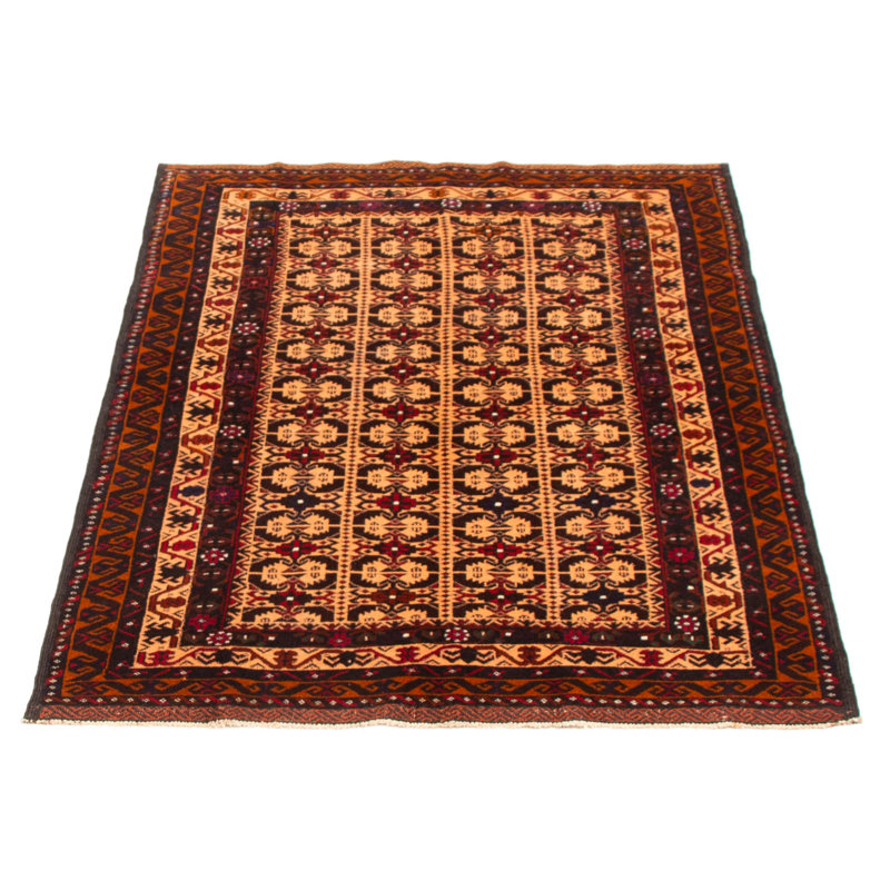 Tapis beige Teimani 4 pi 4 po x 6 pi 3 po