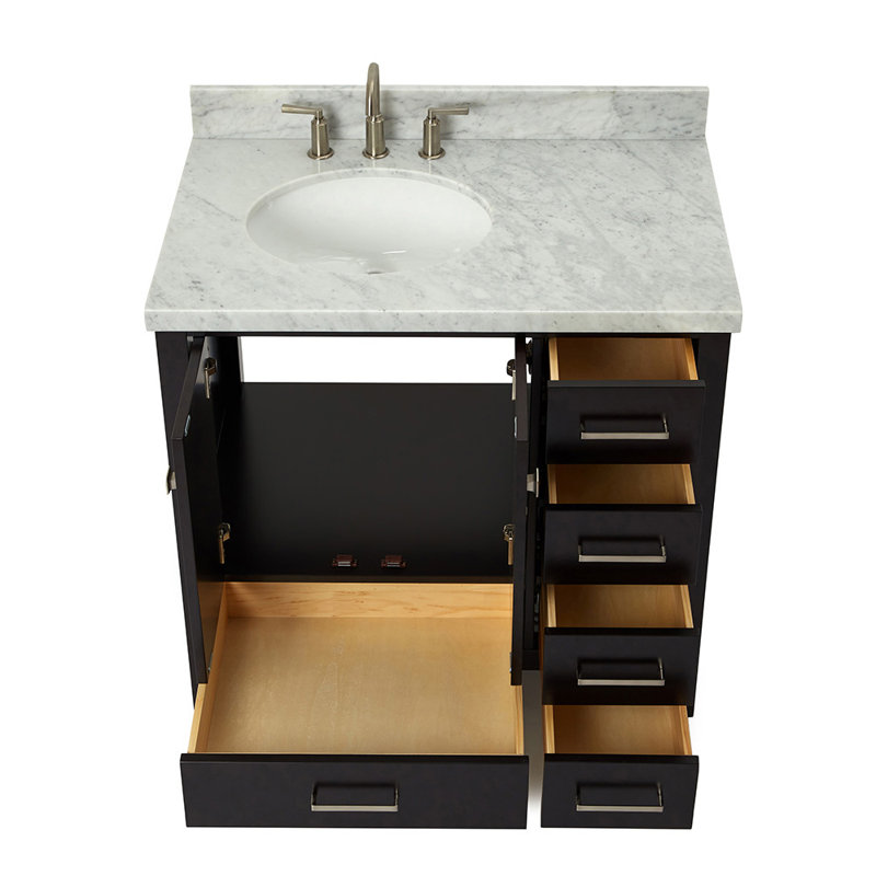 Ensemble de meuble-lavabo simple 37 po Cambridge, Espresso