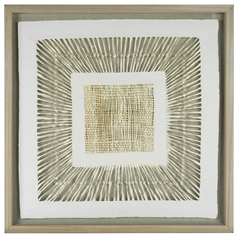 Décoration murale abstraite abstraite en papier mâché