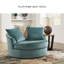 Fauteuil d'appoint pivotant surdimensionné Dravion-96687523