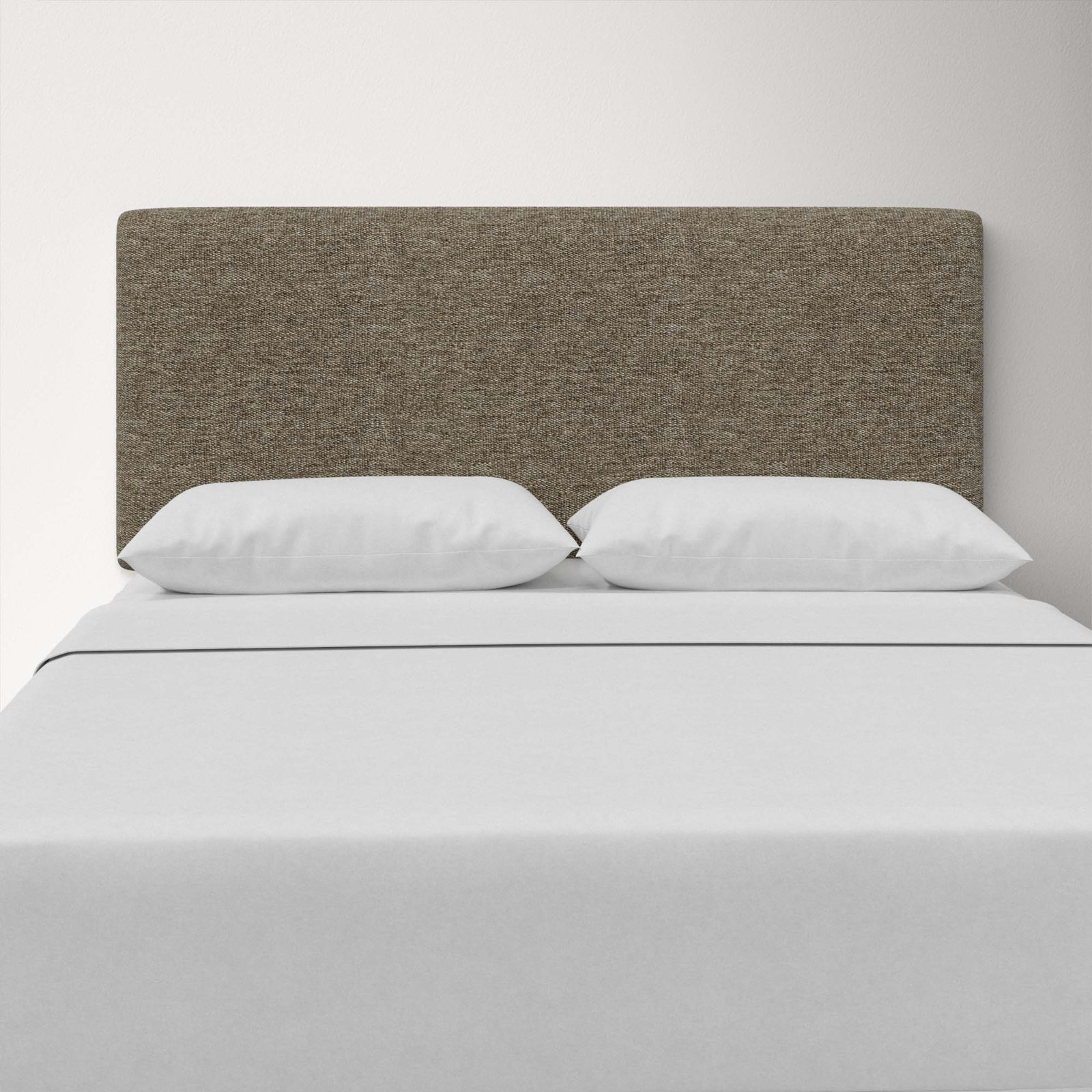 Eisley Upholstered Headboard, King, Milsap Granite Sustain® Tweed