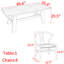 Nouvel ensemble de table à manger en bois massif de style chinois-109875123-109875119