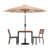Parasol brun clair est en rupture de stock