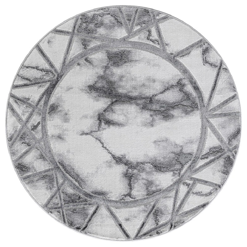 Marble Dhurrie Indoor / Outdoor, Round 120cm