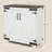 Modern Farmhouse Sideboard, Buffet Cabinet with Barn Style Door and Adjustable Shelf, Perfect for Kitchen and Entryway Storage