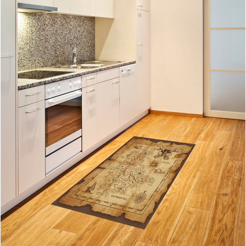 Island High Density Long Fiber Poly Threads Decorative Area Rug Carpet, Rectangle 2'7" x 5'