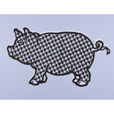 Patterned Pig Print by Jphono 1