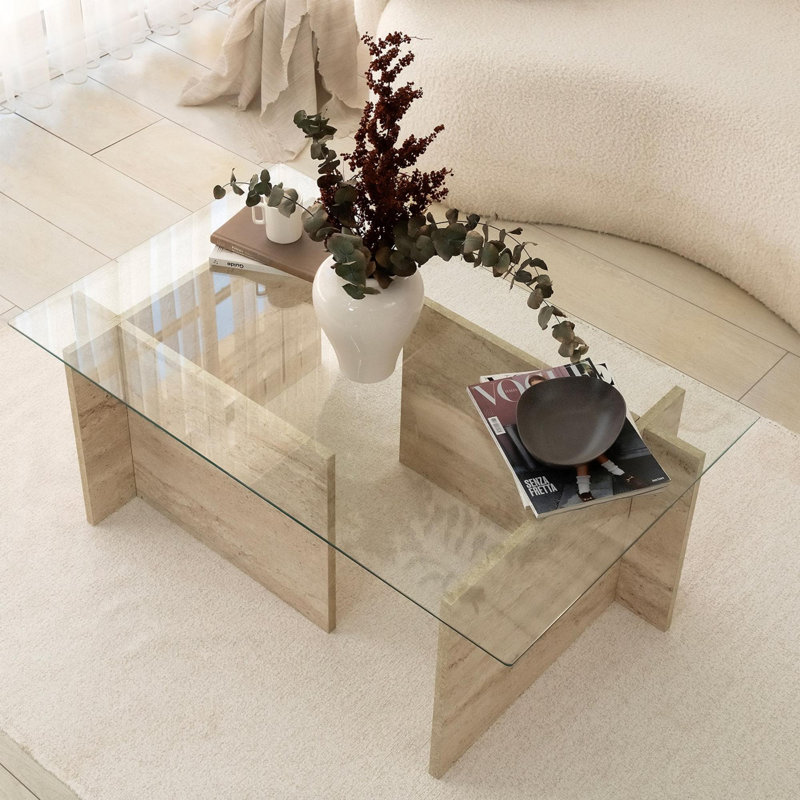 Coffee Table, 15.72" H x 41.27" L x 25.55" W