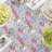 Rectangular Tablecloth, 100% Cotton, 52X104", Butterfly Vintage Floral-1913095937