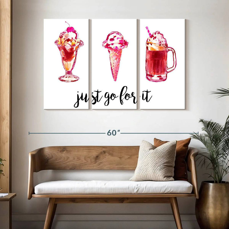 Yarlin Just Go For It, 32" H x 50" W