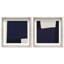 In Blue Set Shadowbox Abstract Print by Oliver Gal, Black Frame, 12 x 12-1556819877-1556819898
