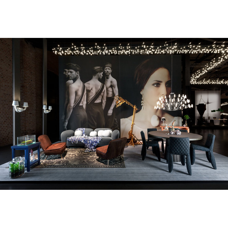 Coppélia LED Chandelier, Small, Black