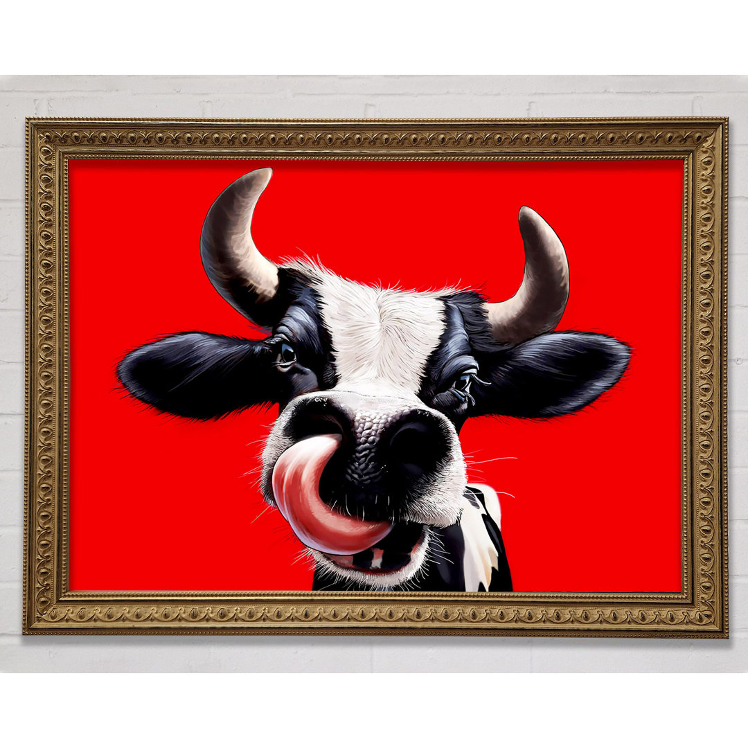 Cow You Do This - Einzelne Bilderrahmen Kunstdrucke