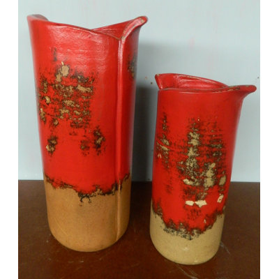 Handmade Terracotta Floor Vase