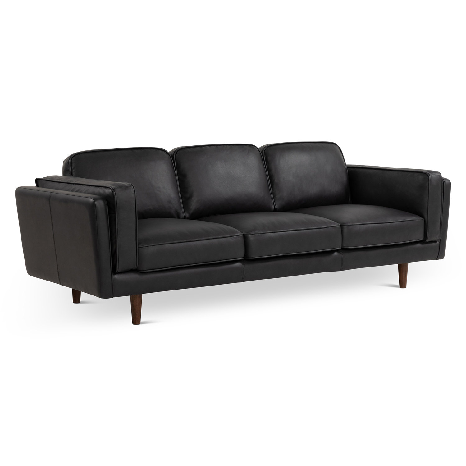 Noria 90" Sofa, Black