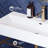 Claire 40 Ceramic Console Sink White Basin-1008977587