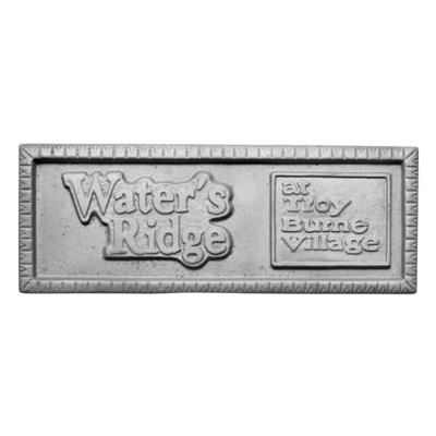 Ornement de boîte aux lettres Waters Ridge Logo