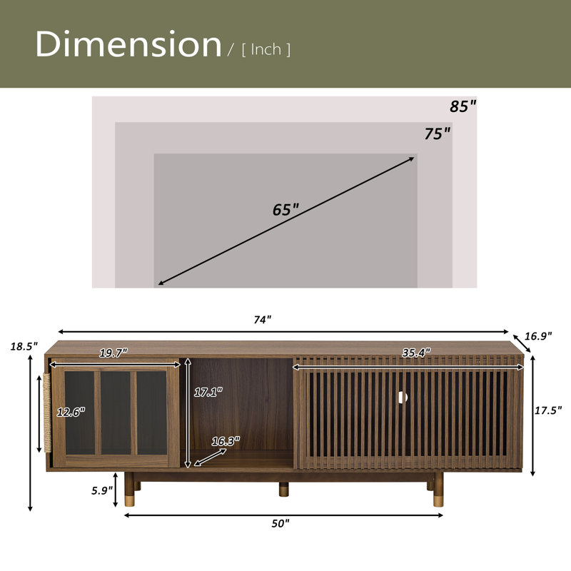 Maison de chat avec porte coulissante en verre de style Mid-Century 2 en 1