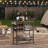 Modern Kitchen Serving Cart With Multi-Level Storage-759965135