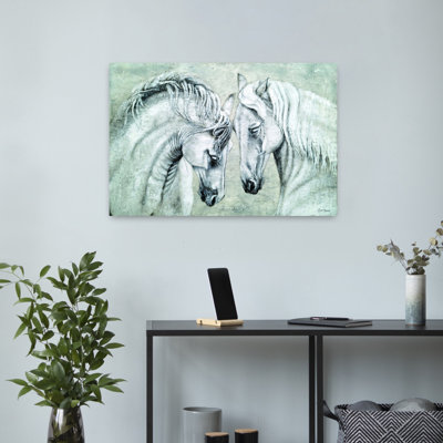 Sans mots, art cheval contemporain