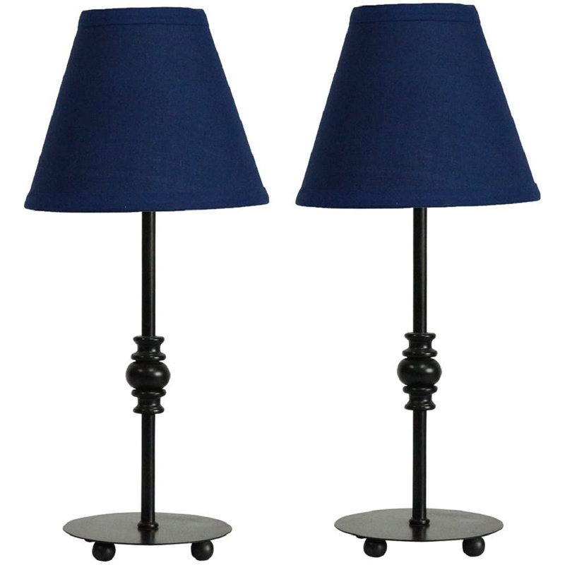 Ensemble de lampe de table 15 "Jarett, Noir