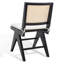 Chaise rembourrée en lin H 16,9 po Josephina-235646535