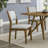 Avery Dining Set, Tripod-Cross Dining Table With Stylish Chairs, Light Oak-1412695396