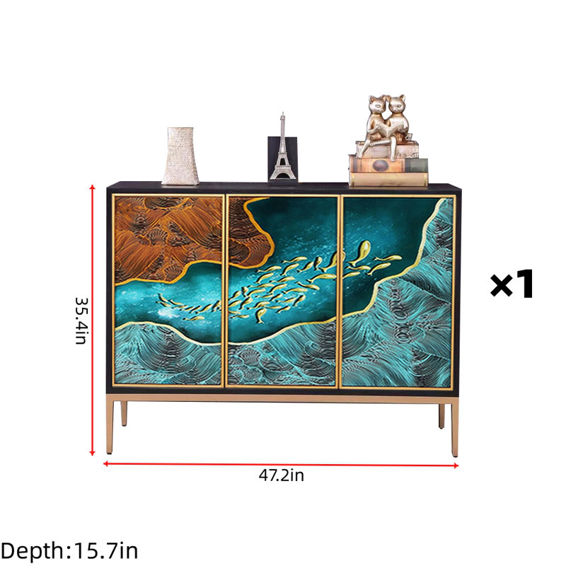 Italian Light Luxury Accent Cabinet Accent Cabinet