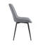 Chaise de salle à manger moderne en tissu avec motif de grille élégant-904251135