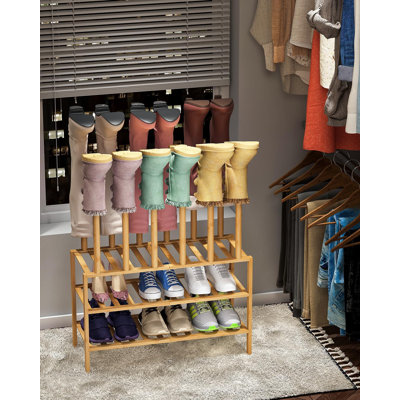 Étagère à chaussures en bambou Natural 